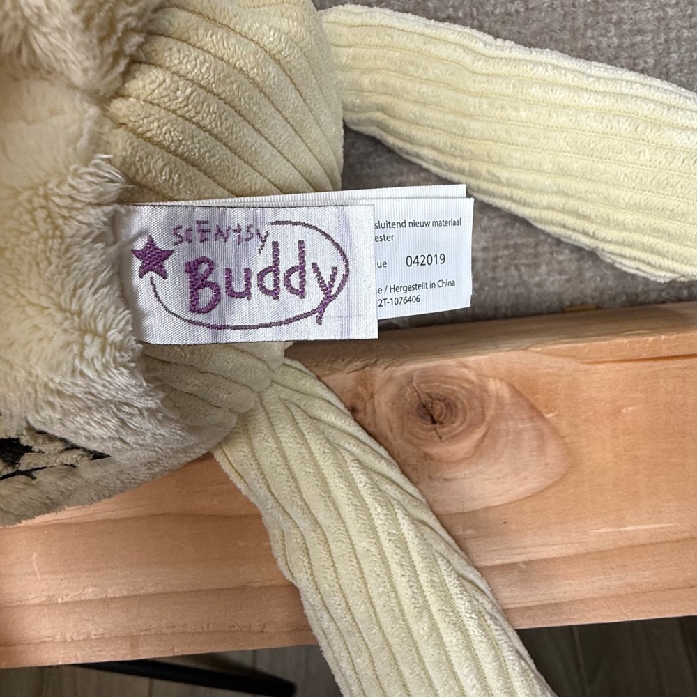 Scentsy Buddy Luke the Labrador Retriever Cream Corduroy Plush Camo Vest Dog - Picture 5 of 11
